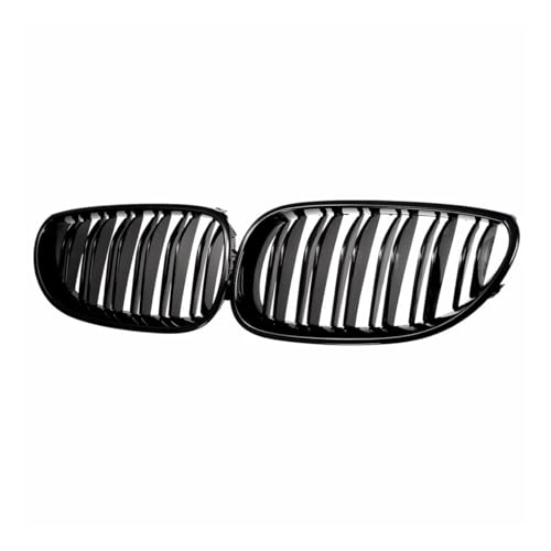Calandre Capot Avant Résistante Série 5 E60 E61 Grille Double Ligne Noir Verni - 6