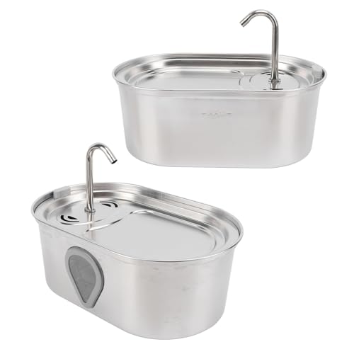 Fuente para gatos de acero inoxidable 304, 35 L miniatura 2