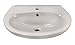 Produktbild aquaSu® Waschtisch | Keramik Waschbecken | Sanitärfarbe Manhattan-Grau | Breite 60 cm | Tiefe 50 cm | Handwaschbecken mit Überlaufschutz | Badezimmer | Bad | Nostalgie | 56134 1