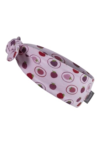 Sterntaler Sommer Stirnband Erdbeeren für Mädchen - Haarband Baby aus weichem Jersey -Material, schmiegt sich an den Kopf an ohne zu drücken - rosa, 45