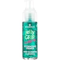 essence jelly GRIP EXTREME HYDRATING PRIMER, Grün, feuchtigkeitsspendend, langanhaltend, glättend, strahlend frisch, vegan, ölfrei, ohne Parabene, ohne Mikroplastikpartikel, 1er Pack (29ml)