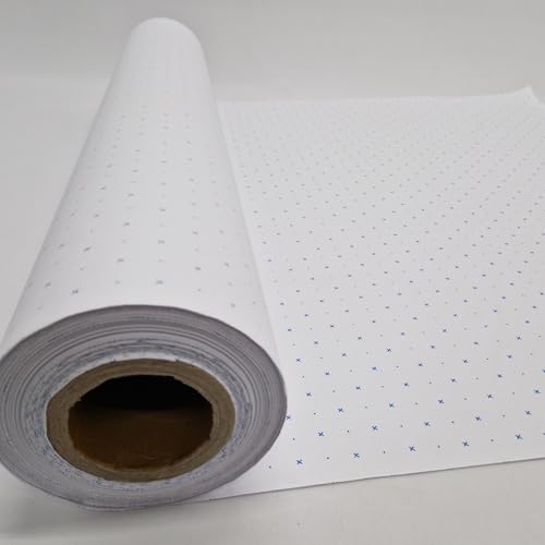 36/91cm | 150 Metres | Spot/Dot & Cross | Premium 60gsm Pattern Dressmaking Paper