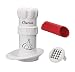 Produktbild Genius Knoblauch-Schneider G5 Set (4 Teile) Knoblauchpresse Garlic Press Knoblauch Mühle Zerkleinerer Garlic-Chopper - Ideal zum Schneiden und Zerkleinern