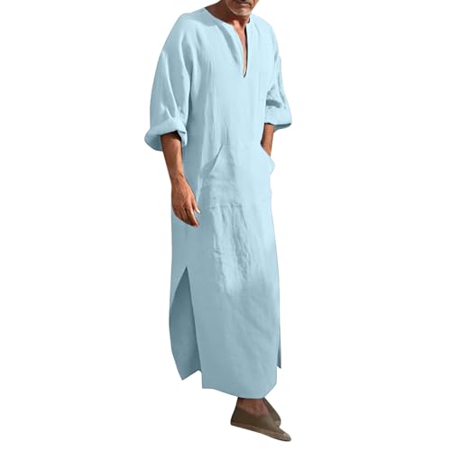 Tunique en lin de qualité supérieure au design minimaliste masculin