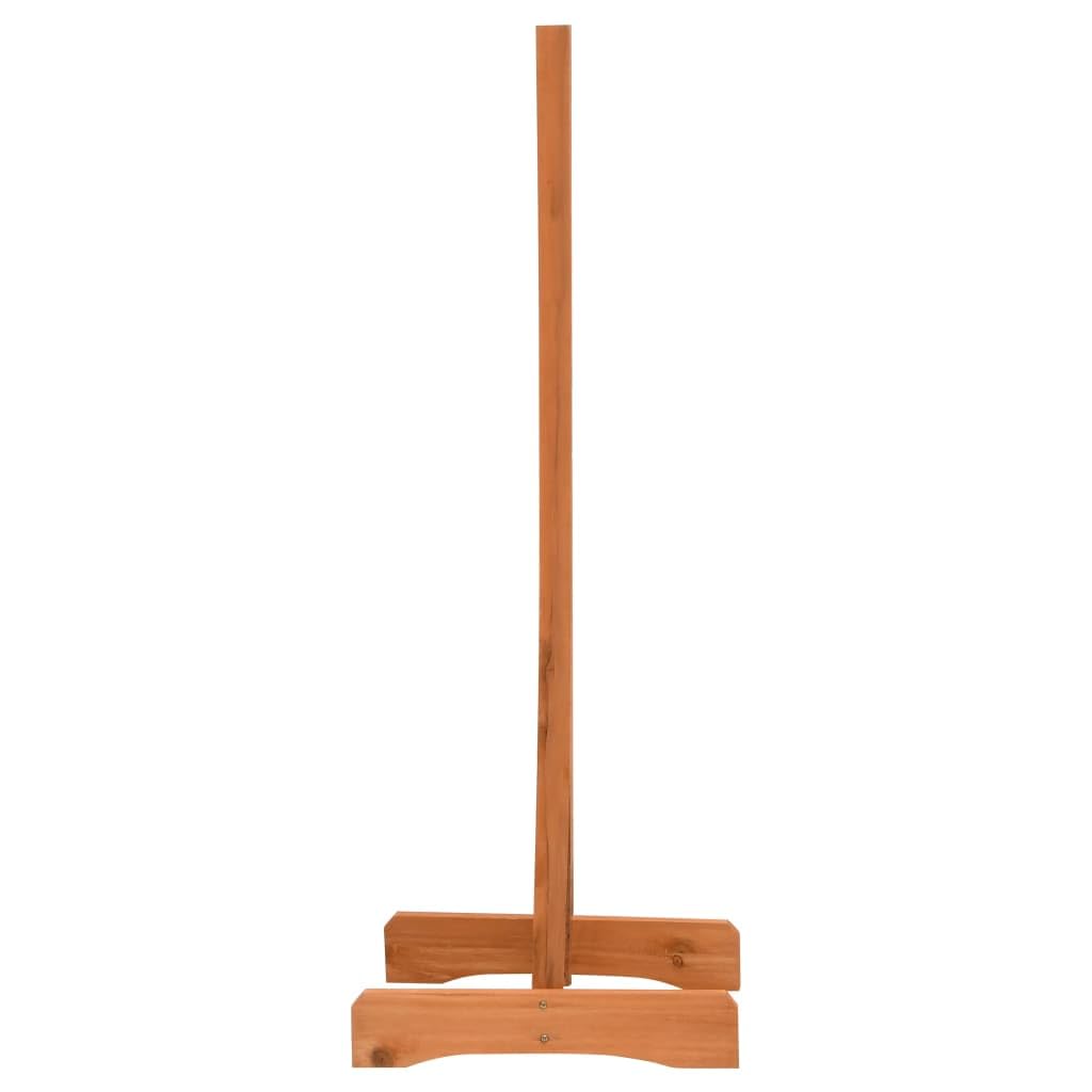 Garten-Rankzaun aus massivem Tannenholz 150x80 cm, orange lasiert, erweiterbar Zaunelement für Sichtschutz, Begrenzung, Privatsphäre im Außenbereich, ideal für Terrasse, Balkon, Vorgarten