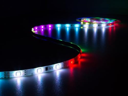 Perel LEDS10DRGB Flexible LED Strip Kit, Glass, Multi-Colour, 5 m, Multicolored