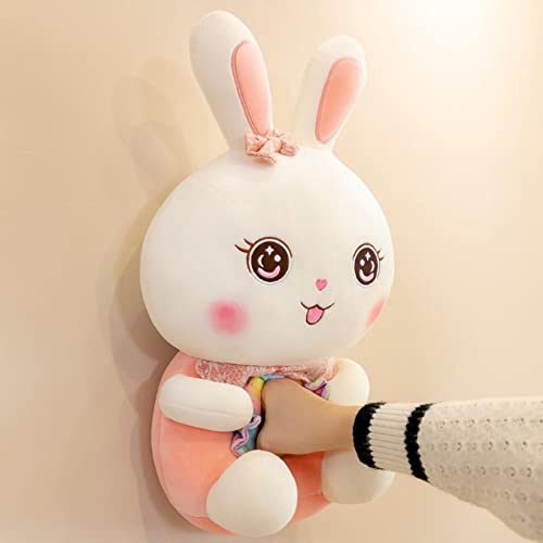 Image of Storescent Soft Toys for Kids - Stuffed Animal Plush Soft Toy for Boys & Girls | Plushie Toy Pink Rabbit 30cm