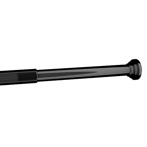 Fix Rod 5812.C179 Tringle Extensible Entre 2 Murs Métal Noir 60 x 1 x 1 cm