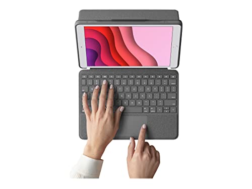 Clavier Logitech Combo Touch pour iPad avec disposition ESP QWERTY élégant