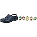 Crocs Classic, Zoccoli Unisex - Adulto, Blu (Navy), 37/38 EU+ Super Mario 5 Pack Shoe Charms, Multicolor, One Size