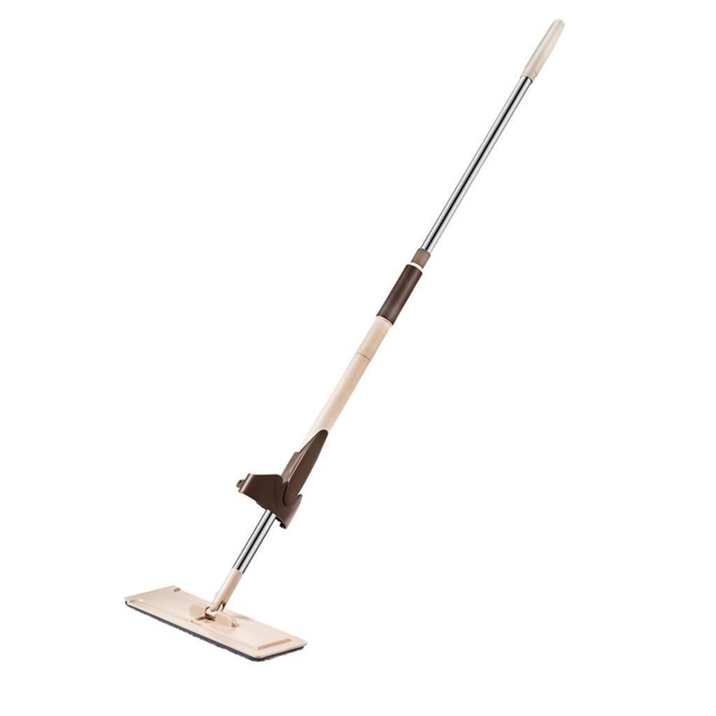 Mopa MOP Auto retorciendo un trapeador Plano de Microfibra Plana 360 con 2 Almohadillas Lavables de Microfibra for Piso y Ventana Apto para Todo Tipo de Suelos.