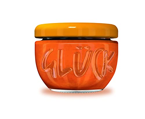 Glück Marmeladen Adventskalender – 24 Mini-Marmeladen & Honig – Feinkost Geschenkkalender für Frühstück & Geschenkidee – Handgemachter Adventskalender Deutschland