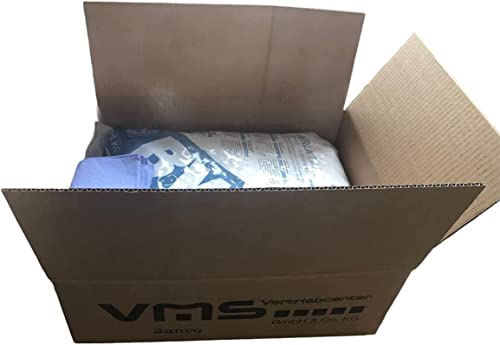 2 x BWT PERLA TABS Regeneriersalz 25 Kg von VMS-Vertriebcenter in Kissenform keine Scheiben inkl. sanvo Mehrzwecktuch