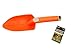 Orange Plastic Scoop Trowel Hand Shovel-Gold Metal Detecting Pointed End-Gardening Tool