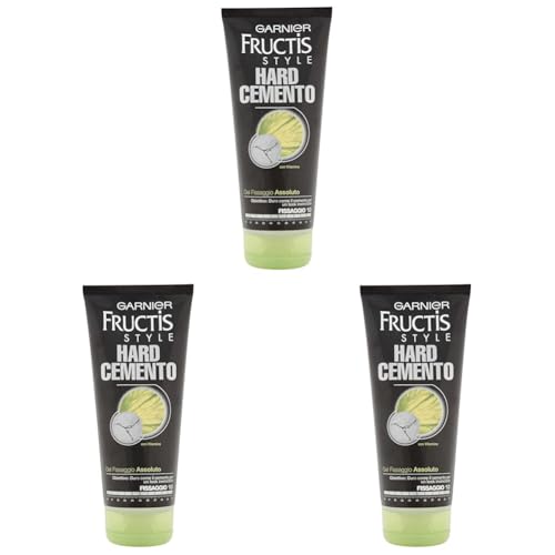 Fructis Style Hard Cemento Gel Fijación Absoluta (Paquete de 3)