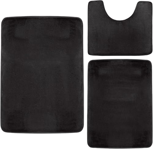 Culinavog Memory-Schaum Badezimmerteppich Set 3 Teilig, Weiche und...