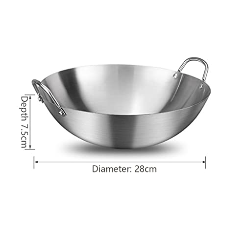 Wok de Acero Inoxidable 26-43 cm Multipropósito miniatura 7