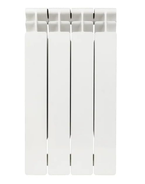 Radiador de Aluminio FERROLI Modelo XIAN 600N – 4 Elementos | Alta Emisión Térmica 422 kcal/h, 580 mm, Eficiencia Energética, Conexión 1” | Calefacción por Agua, Blanco RAL 9010