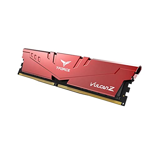 Image of TeamGroup T-Force Vulcan Z 32GB 3600MHz (3600MT /s) CL18 Red DDR4 UDIMM Desktop Gaming Memory, Metal Heatsink, Supports XMP 2.0, Compatible with Intel /AMD CPU, High Performance, Low Latency RAM Module