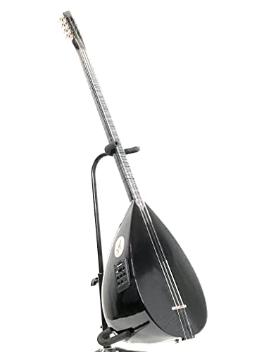 Melody Saz 7-Saiter Laute Baglama Equalizer Schwarz 115 x 18 x 20...