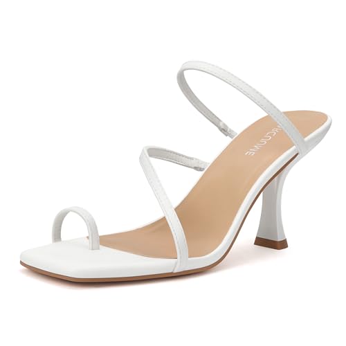 Carcuume Square Toe Kitten Heel