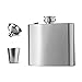 Homeland Flasque de Hanche 200 ML avec Entonnoir et Tasse, cruche à vin de Camping en Acier Inoxydable 316, Flacon de Poche Portable pour Barbecue (Size : 100ml)