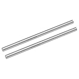 uxcell Round Steel Rod, 7mm HSS Lathe Bar Stock Tool 150mm Long, for Shaft Gear Drill Lathes Boring Machine Turning Miniature Axle, Cylindrical Pin DIY Craft Tool, 2pcs