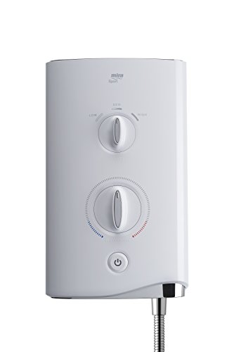 Mira Showers Sport Electric Shower 7.5 kW Electric Shower White/Chrome 1.1746.001