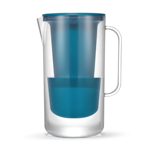 LifeStraw Home Essential BPA-Free Water Filter Pitcher, 10-Cup, Sea Blue - Image 2