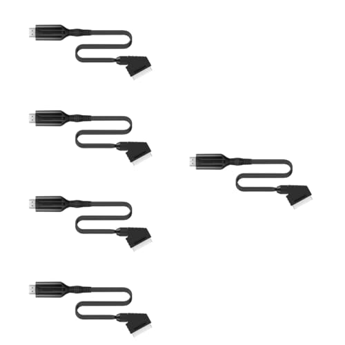 Convertidor Scart para conectar equipos antiguos de video y audio analógico en pantallas de TV