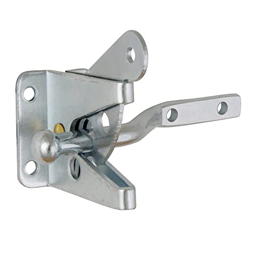 Image of Design House 189407-GS Self-Locking Heavy Duty Gate Latch 2-Pack Galvanized Steel