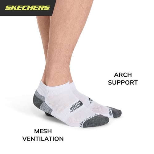 Skechers Men's 6 Pack Quarter Crew Socks3