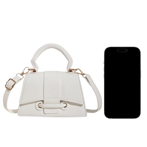 Image of Ayliss Micro Mini Crossbody Handbag Women's Purse Clutch Cute Mini Trendy Bag Top Handle PU Leather Shoulder Bag