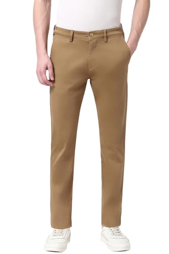 Image of Peter England Men's Slim Casual Pants