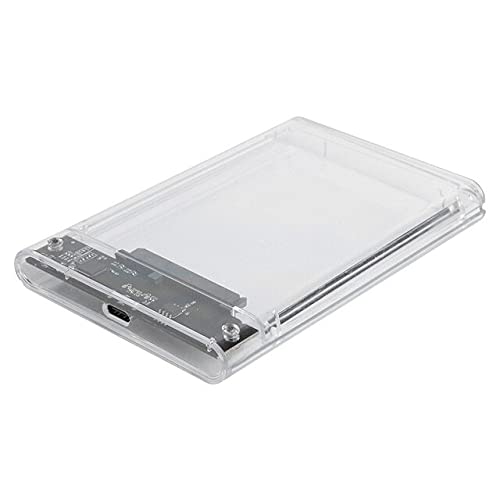 LipiWorld® USB Type C 3.1 to 2.5 Inch Sata External Hard Drive Enclosure HDD/SSD, Hard Disk Box Compatible for Mac OS Windows Linux (Transparent HDD Case) (B09HHK8D8X) Amazon Price History, Amazon Price Tracker
