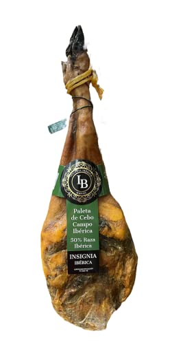5 kg PALETA DE CEBO DE CAMPO 50% RAZA IBÉRICA,CURACIÓN NATURAL 100%. EDICIÓN FREGENAL