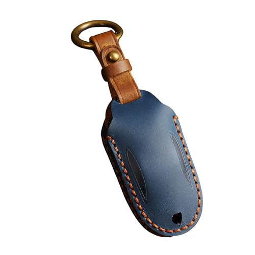 Étui en cuir Tesla Model X bleu étanche aux chocs