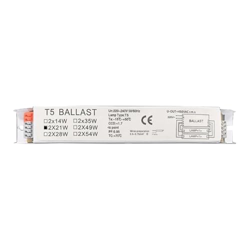 Ballast électronique T5 220-240V pour lampe fluorescente de ligne de production B03E