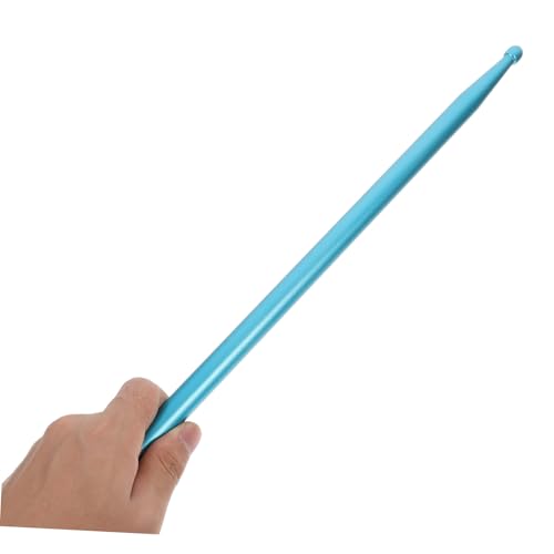 Juego de baquetas metálicas 5A de aleación de aluminio para práctica y principiantes de batería miniatura 3