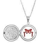 Collar con medallón con ilustración humana de articulación de cadera, joyería para regalo de cumpleaños