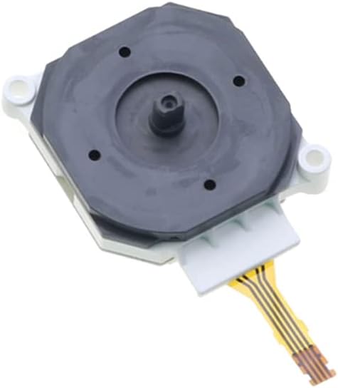 Replacement Thumbstick Joystick Set with Cap and Pad for Nintendo 2DS 3DS 3DS XL and New 3DS 3DSXL XL LL/New 2DS XL LL (Style B with Black Cap)