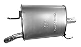 Walker Quiet-Flow SS 21677 Direct Fit Exhaust Muffler 1.75' Inlet (ID) 2.25' Outlet (OD) for Honda Pilot