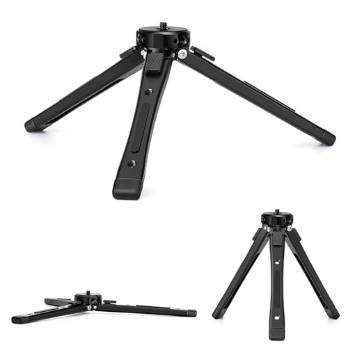 Zeadio Trépied Métallique Professionnel Robuste - Support Universel pour Table (Charge 40 kg / 88 LB) - Appareil Photo, Gimbal, Caméra Action, Caméscope,...