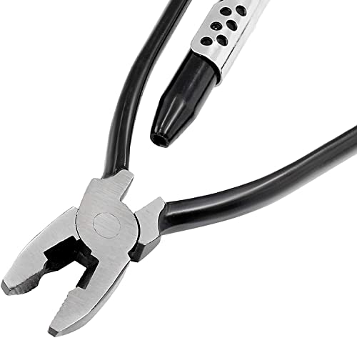 Image of Bonsicoky 9 Inch Safety Wire Pliers with 50 FT Safety Wire | 50 FT Safety Wire Included, Heavy Duty, Wire Twisting Tool, For Aircraft, Machinery, Vehicles