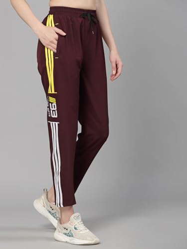 Image of UZARUS Women's 3 Pocket Sports Gym Track Pants Running Lower