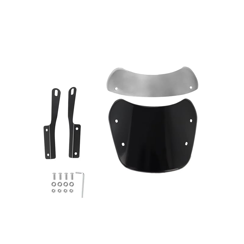 1 Pièce Pare-Brise de Moto pour BMW R 1100 RT, Bulle Déflecteur de Vent, Saut de Vent Haute Protection,D