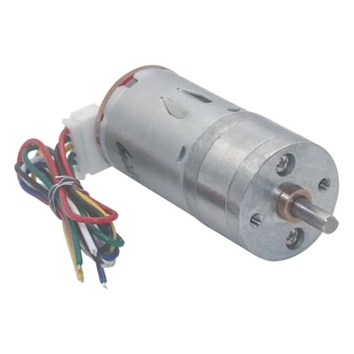 Moteur JGA25-370 6V avec plaque de code pour projet de bricolage - 3