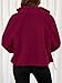 PRETTYGARDEN Womens 2025 Winter Fleece Sherpa Jacket Trendy Long Sleeve Zip Up Cropped Warm Coat Fall Fashion Workout Clothes (Burgundy,Small)