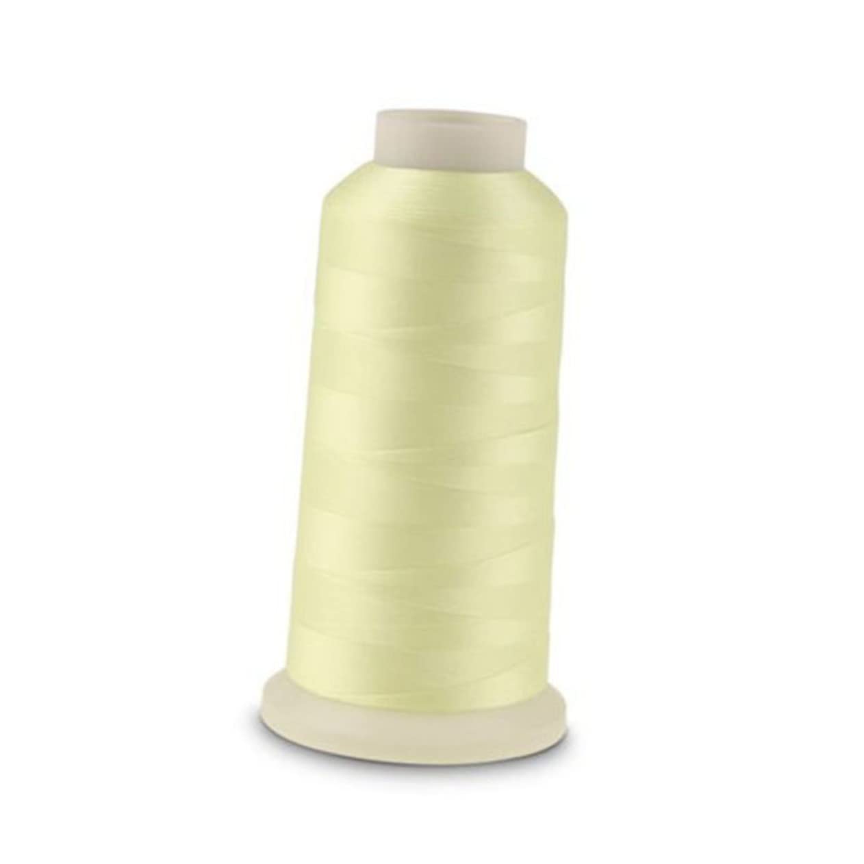 NUOBESTY 2piezas Hilo De Bordar Luminiscente De Yards Color Amarillo Hilo Que Brilla La Oscuridad Para Costura y Manualidades
