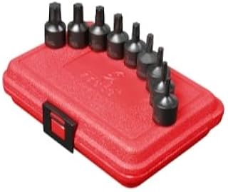 Sunex SUN3670S 9 Piece .38in. Drive Internal Star Impact Socket Set